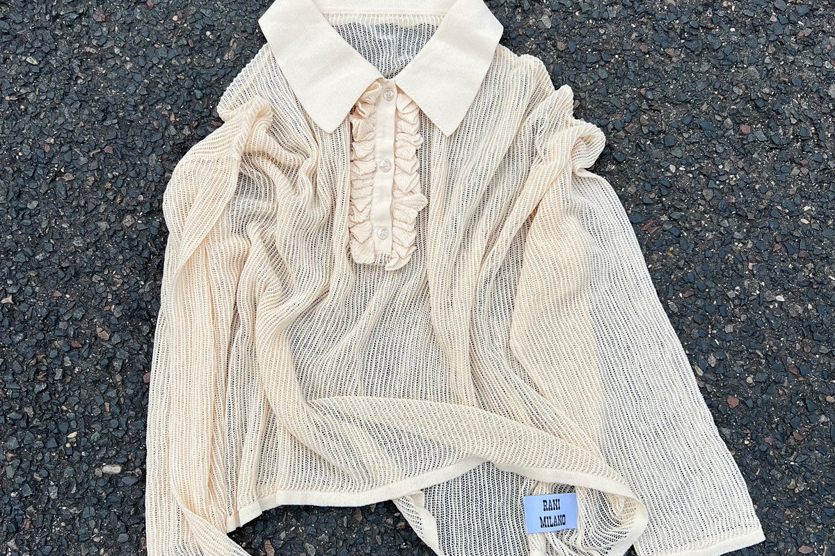 mesh polo color sable — image 3 of 3