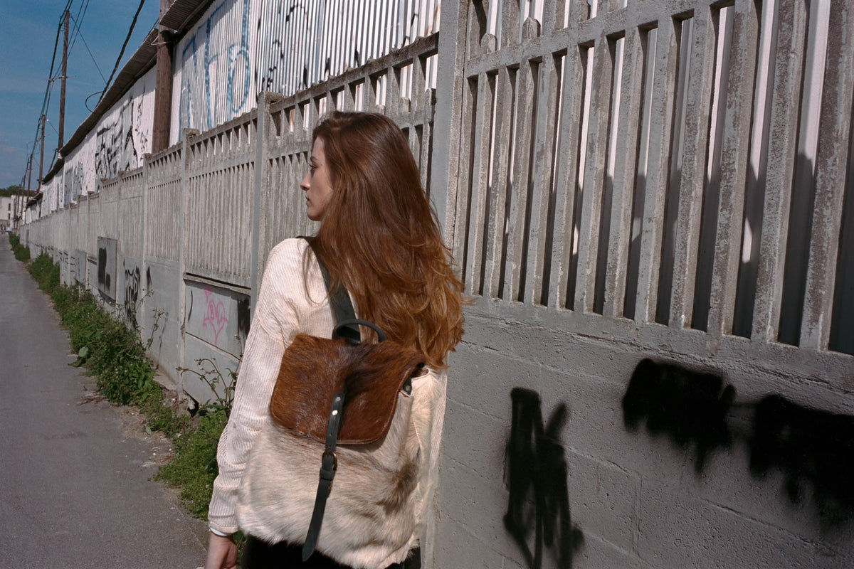 rani fur bagpack