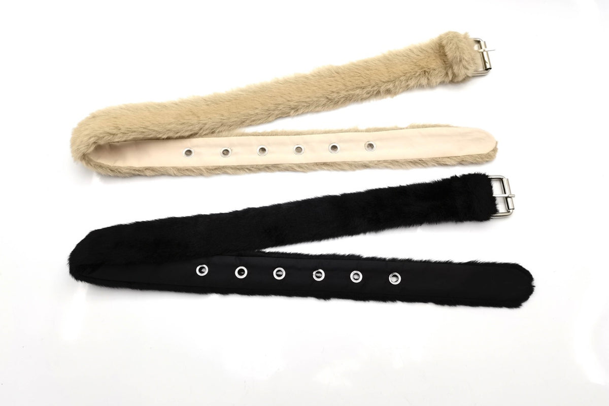 fur belt