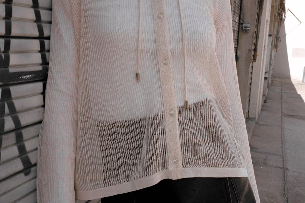 mesh jacket color sable — image 2 of 7